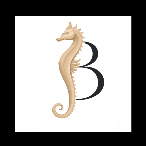 Rachael Blunt seahorse monogram
